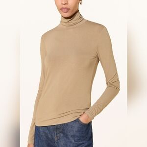 Weekend MaxMara Beige Turtleneck Top